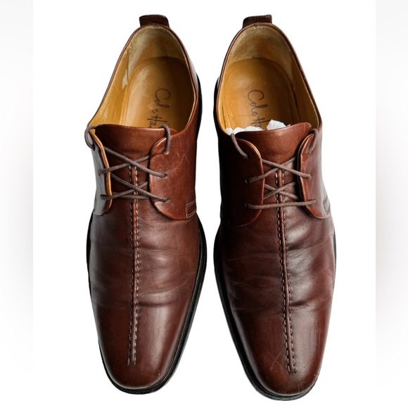Cole Haan Mens Sz 12M Brown Leather Oxford Lace Up Shoes main image 6